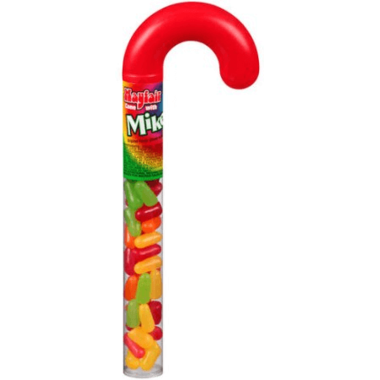 Mike and Ike Holiday Candy Cane, 1.7oz