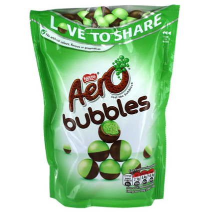 Nestle Aero Mint Bubbles Pouch, 3.6oz (Product of the UK)