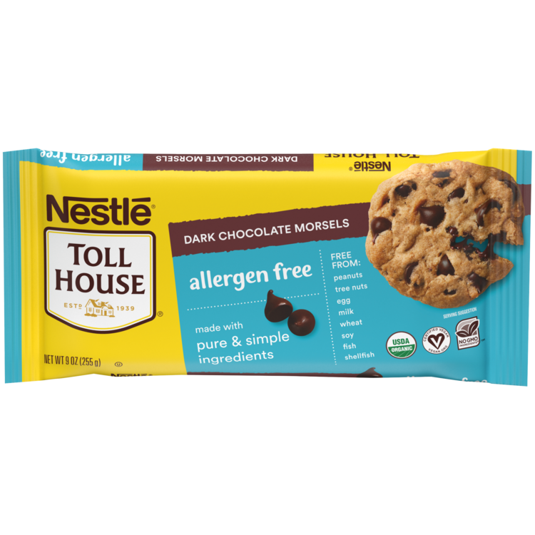 Nestle Toll House Allergen Free Dark Chocolate Morsels, 9oz