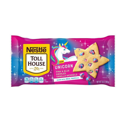Nestle Toll House Unicorn Pink & Blue Swirl Vanilla Morsels, 10oz