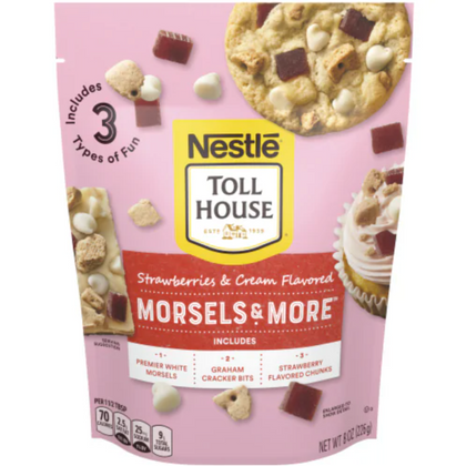 Nestle Toll House Strawberries & Cream Morsels & More, 8oz