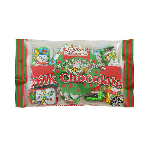 Palmer Santa's Helpers Milk Chocolate Flavored Candies, 4.5 oz