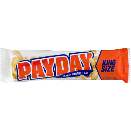 Payday Peanut Caramel Bar, King Size, 3.4oz