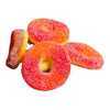 Peach Gummi Rings, 8oz