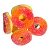 Peach Gummi Rings, 8oz