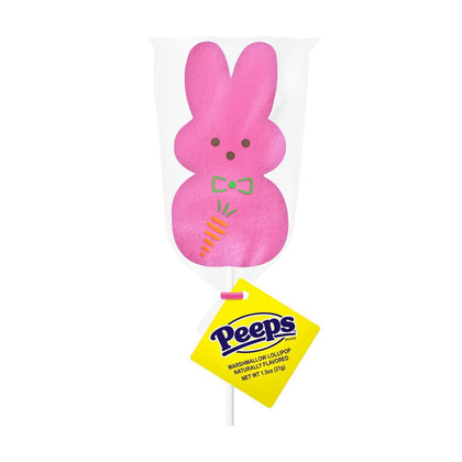 Peeps Pink Marshmallow Bunny Lollipop, 1.5oz