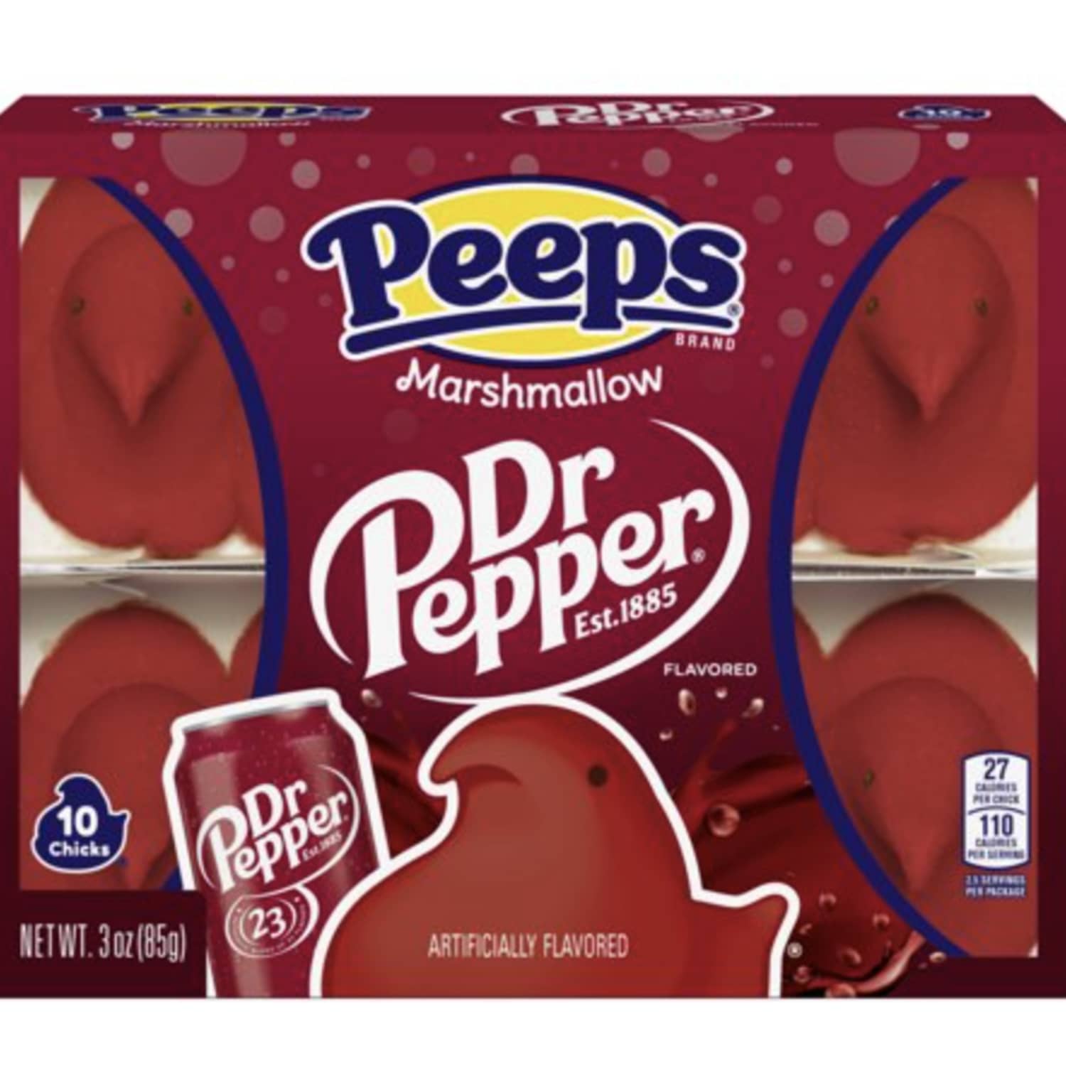 Peeps Dr. Pepper Flavored Marshmallow Chicks, 3oz