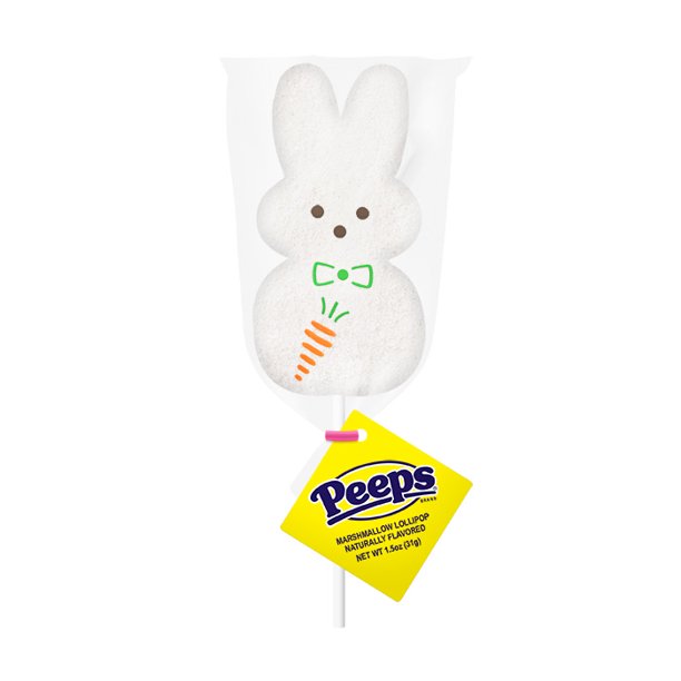 Peeps Marshmallow Bunny Lollipop, 1.5oz