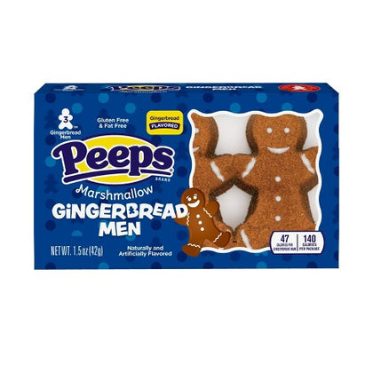 Peeps Marshmallow Gingerbread Men, 3ct, 1.5oz