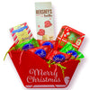 Peppermint Christmas Candy Gift Basket