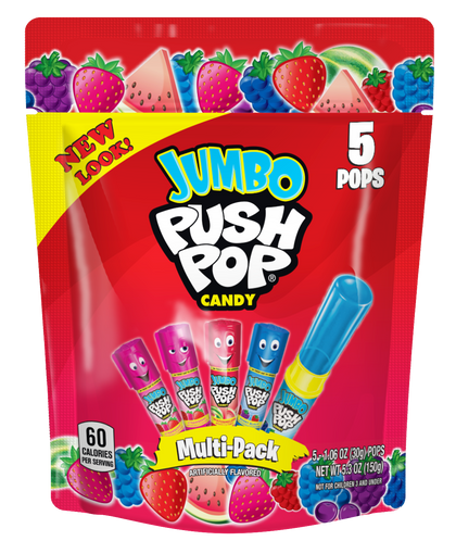 Push Pop, Jumbo, Multi-Pack, 5pcs, 5.3oz
