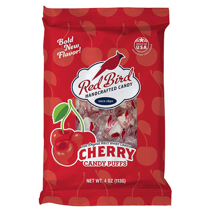 Red Bird Cherry Candy Puffs, 4oz