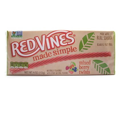 Red Vines Made Simple Mixed Berry Twists, 4oz