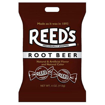Reed's Root Beer Hard Candies, Individually Wrapped, 4oz
