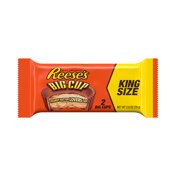 Reese's Big Cup Peanut Butter Cups King Size, 2.8 oz