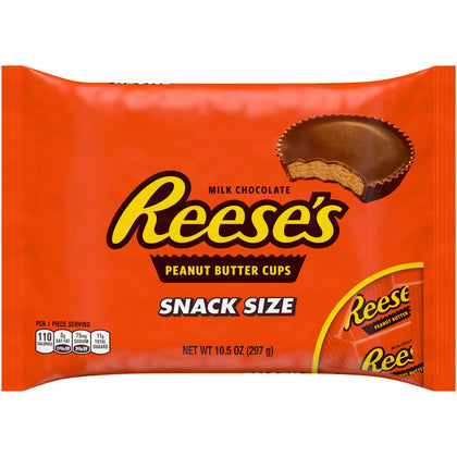 Reese's Peanut Butter Snack Size Cups, 10.5oz