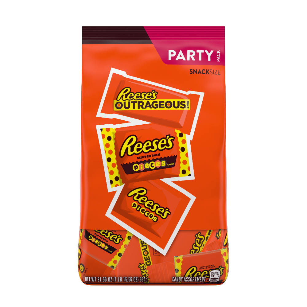 Reese's, Peanut Butter & Chocolate Snack Size Assortment, 31.56oz