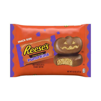 Reese's Halloween Peanut Butter Pumpkins Snack Size, 9.6oz