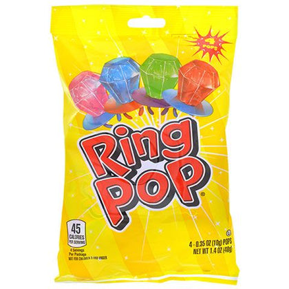 Ring Pops, 4ct, 1.4oz