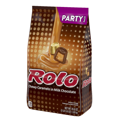 Rolo, Milk Chocolate Caramel Candy, Party Size, 35.6oz