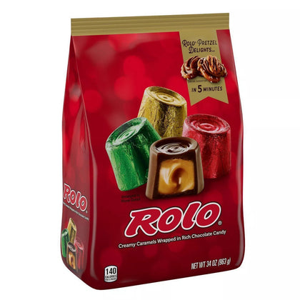 Rolo Holiday Caramel Candies, 34oz