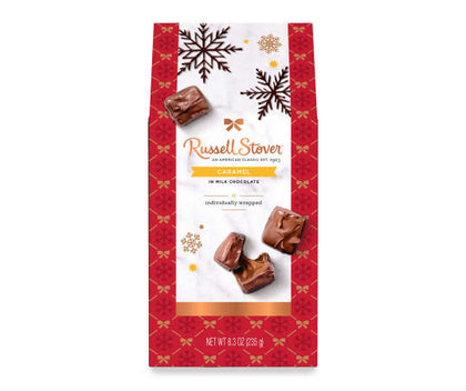Russell Stover Holiday Caramel in Milk Chocolate, 8.3oz