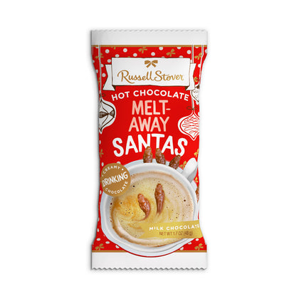 Russell Stover Hot Chocolate Melt-Away Santas, 1.7oz
