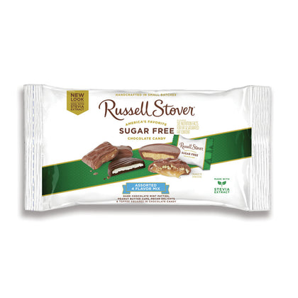 Russell Stover Sugar Free Assorted 4 Flavor Mix, 10oz Bag