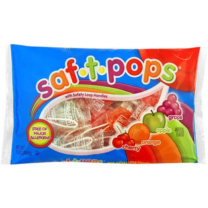 Saf-T-Pops Assorted Flavor Pops, 10oz