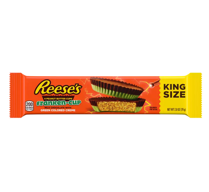 Reese's Franken-Cups, Peanut Butter with Green Creme, King Size, 2.8oz