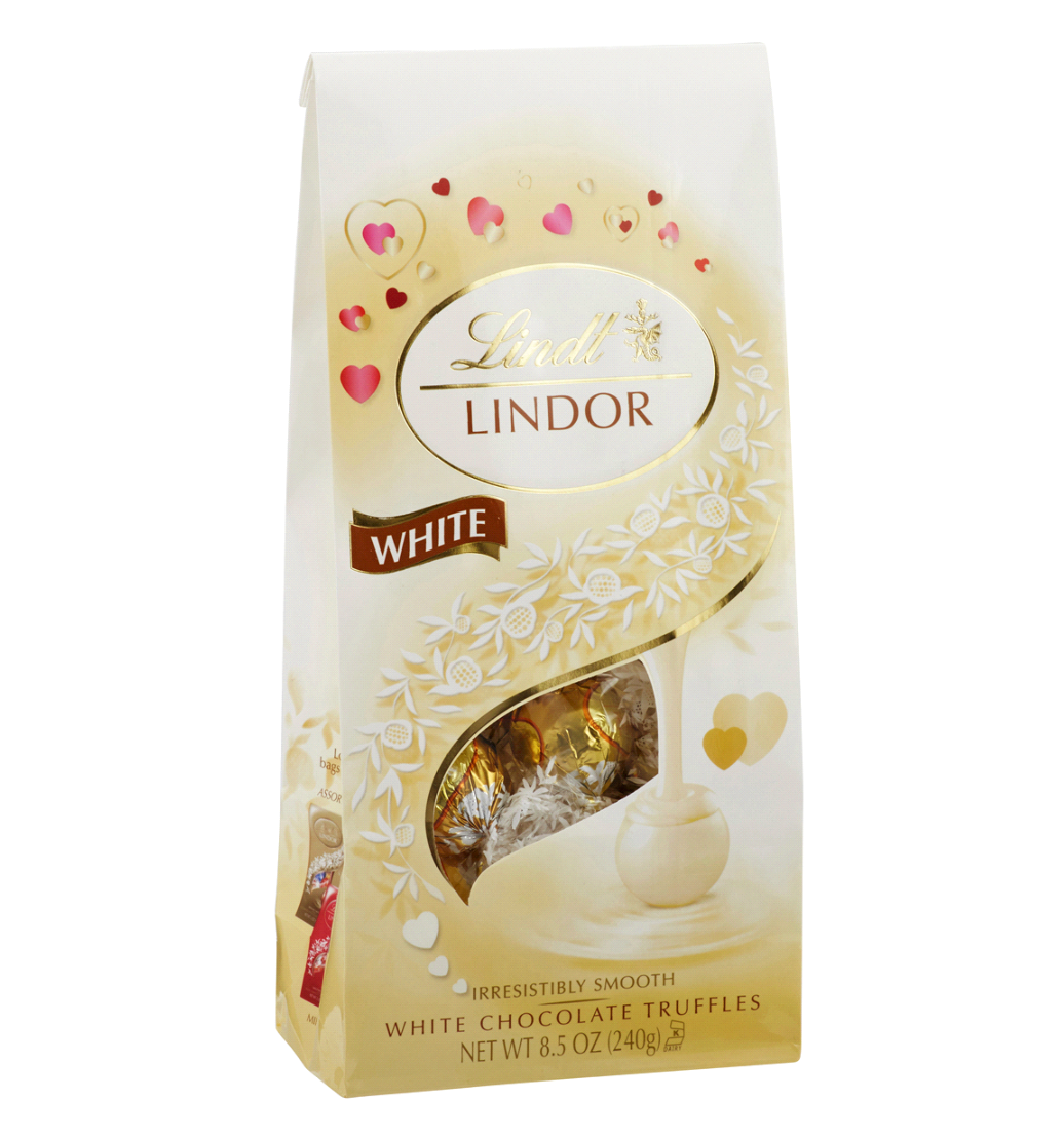 Lindt Lindor Valentine White Chocolate Truffles, 8.5 oz