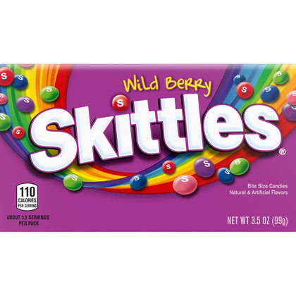 Skittles Wild Berry Bite Size Candies, 3.5oz