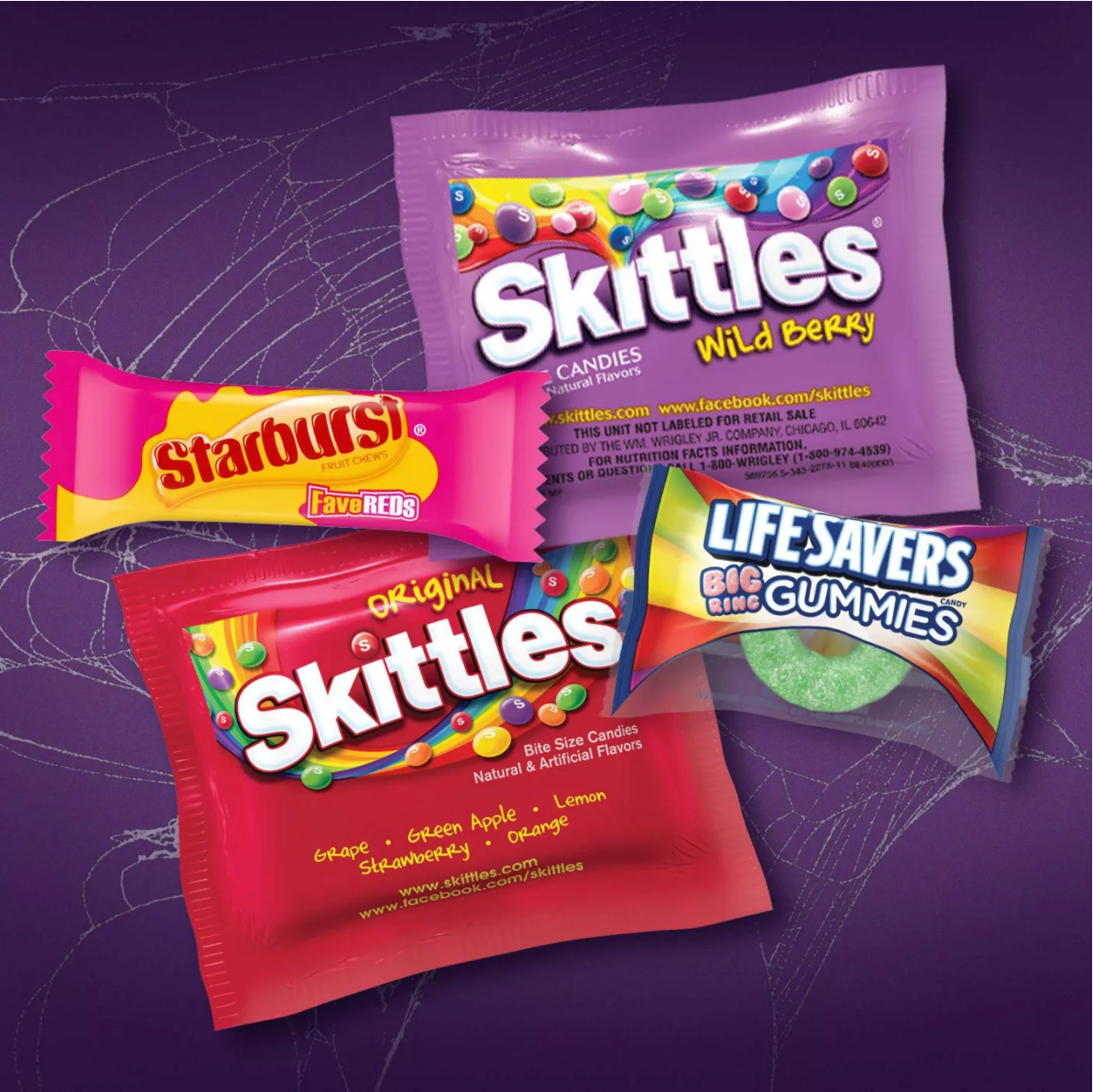 Skittles & Starburst Halloween Variety Pack, 80ct, 32.82oz