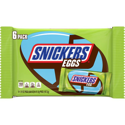 Snickers Easter Eggs, 6.6oz/6ct