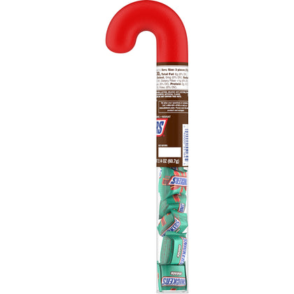 Snickers Christmas Minis Candy Cane Tube, 2.14oz