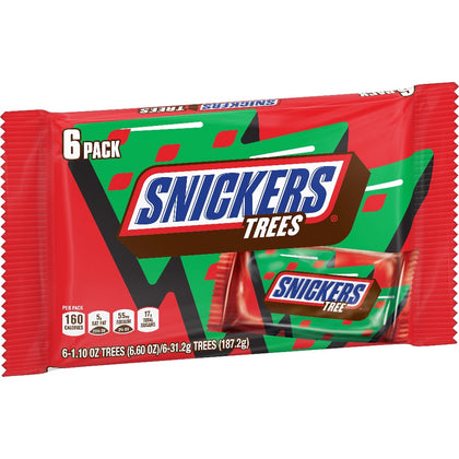 Snickers Christmas Trees, 6ct, 6.6oz
