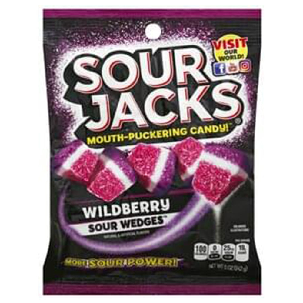 Sour Jacks Wildberry Sour Wedges, 5oz
