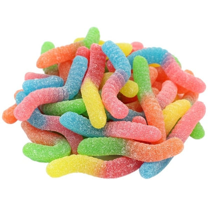 Sour Neon Gummi Worms, 7oz