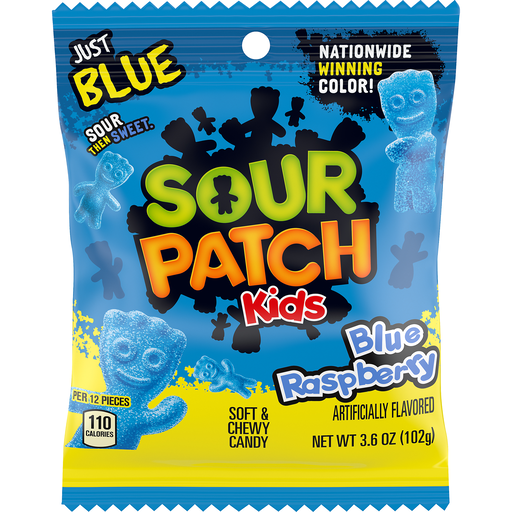 Sour Patch Kids Blue Raspberry, 3.6oz