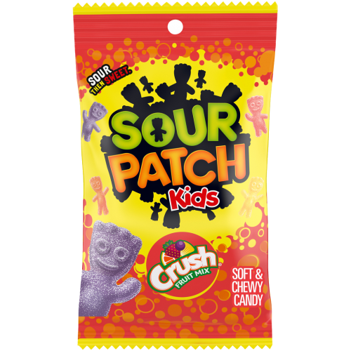 Sour Patch Kids Crush Soda Fruit Mix Flavors, 8oz