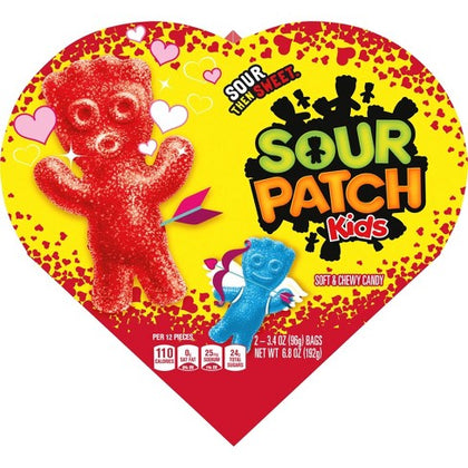 Sour Patch Kids Valentine's Candy Heart - 6.8oz