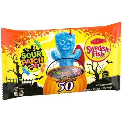 Sour Patch Kids & Swedish Fish Variety Pack, 50ct, 26.5oz