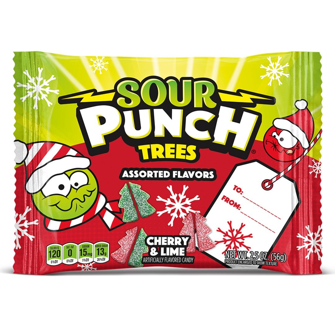 Sour Punch Christmas Trees, 2.5oz