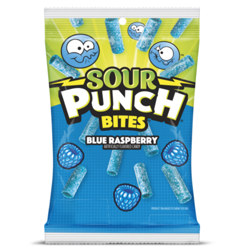 Sour Punch Bites, Blue Raspberry, 3.7oz