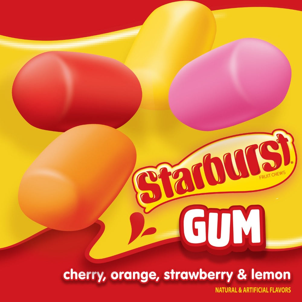 Starburst Original Gum, 15-Pieces Bottle