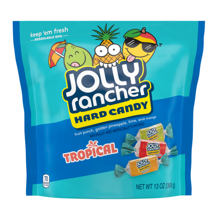 Jolly Rancher Tropical Hard Candy, 13oz