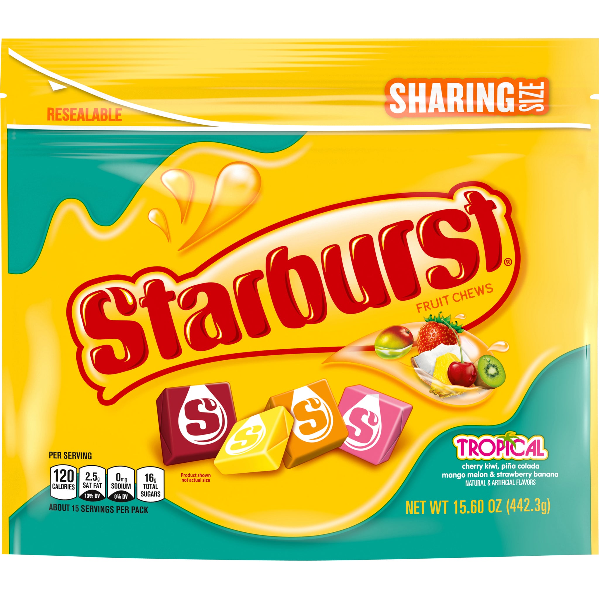 Starburst Tropical Chewy Candy, 15.6oz