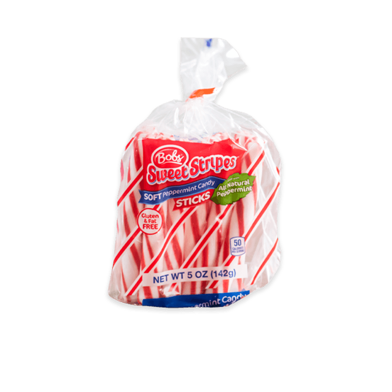 Bob's Sweet Stripes Soft Mint Candy Sticks, 5 oz. Bag