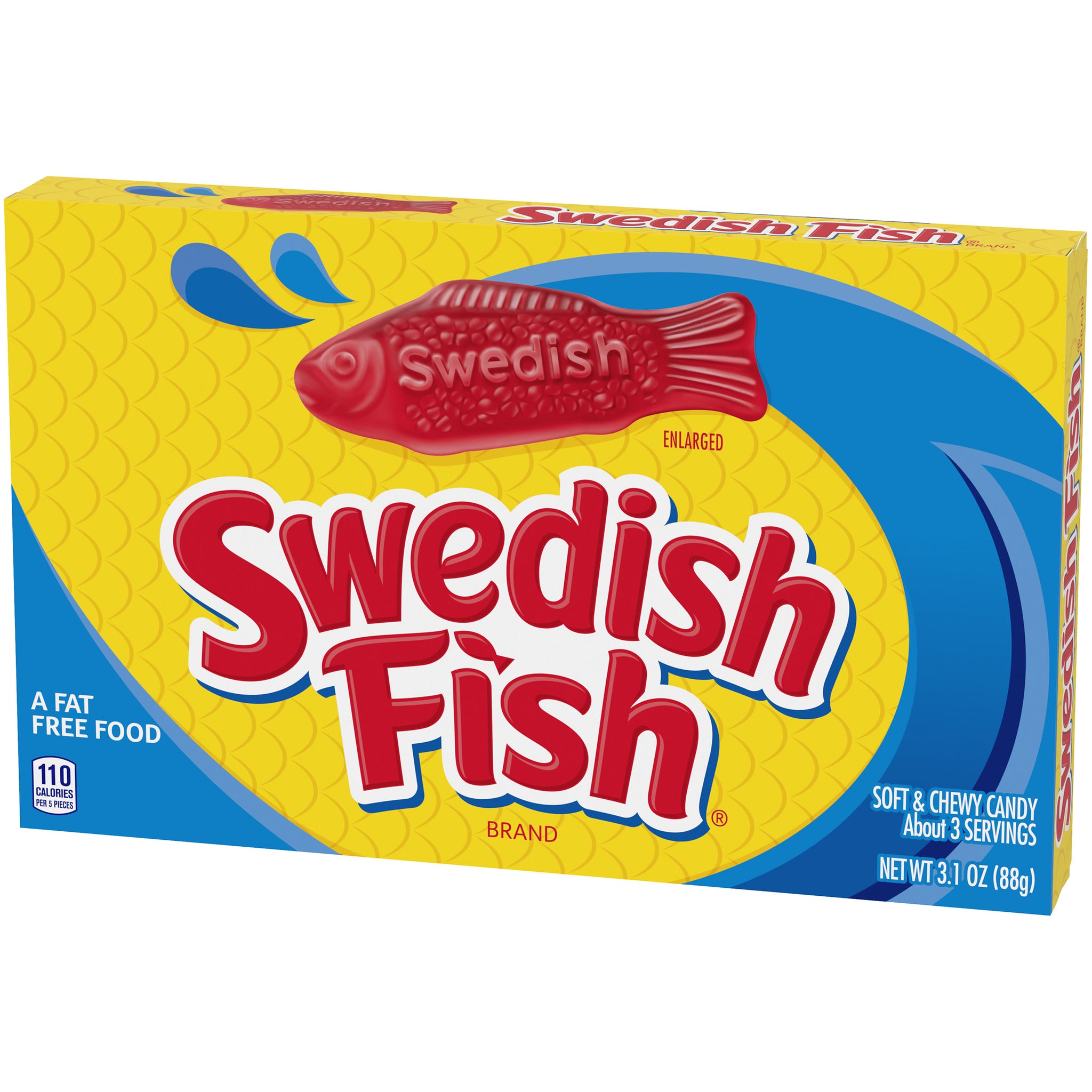 Swedish Fish Soft and Chewy Candy, 3.1oz