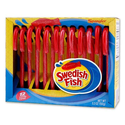 Swedish Fish Candy Canes, 12ct, 5.3oz
